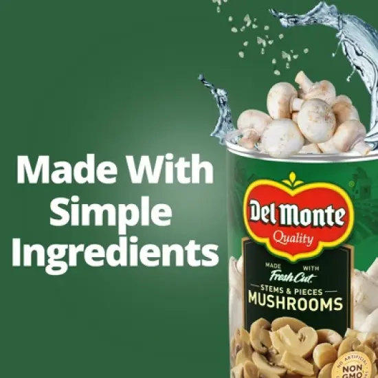Del Monte Mushroom Stems & Pieces - 8oz image {4}