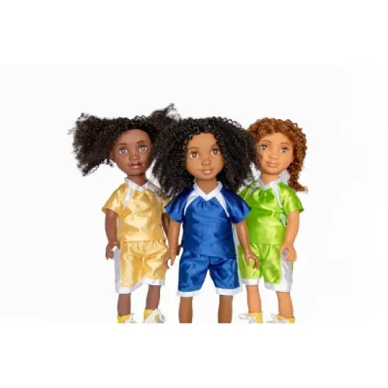 Healthy Roots Navy Blue Soccer Uniform Outfit for Dolls image {2}
