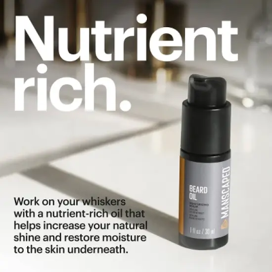 Manscaped Beard Oil - 1oz image {7}