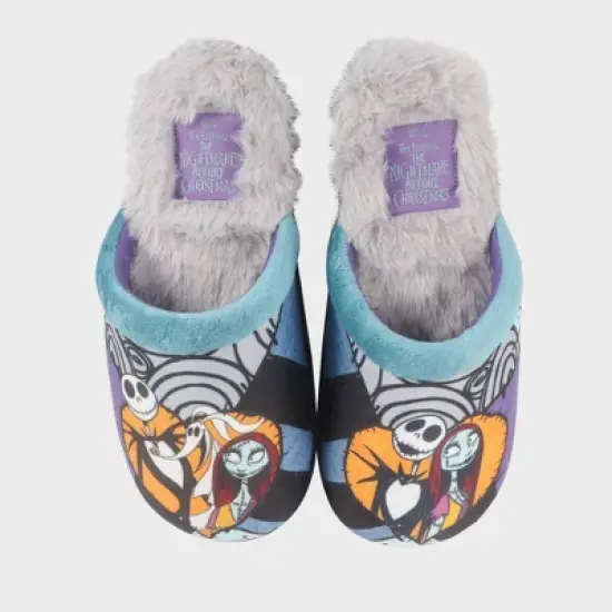 Women's Disney The Nightmare Before Christmas Slippers - Black image {7}