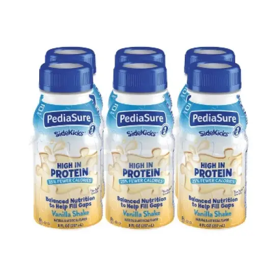 PediaSure SideKicks High Protein Nutrition Shake Vanilla - 6pk/48 fl oz image {3}