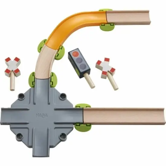 HABA Kullerbu Wooden Ball Track Intersection image {2}