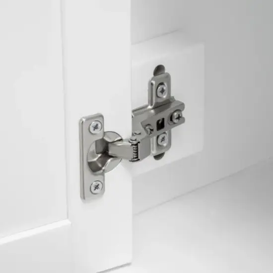 HOMCOM Sideboard Buffet Cabinet, Modern Kitchen Cabinet with 2 Drawers and Adjustable Shelves, Coffee Bar Cabinet for Living Room, White image {5}