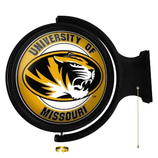 University Original Round Rotating Lighted Wall Sign image {51}