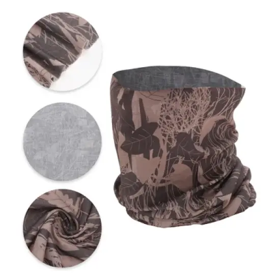 Unique Bargains Sunscreen Artistic Pattern Face Scarf Mask Brown 1 Pc image {2}