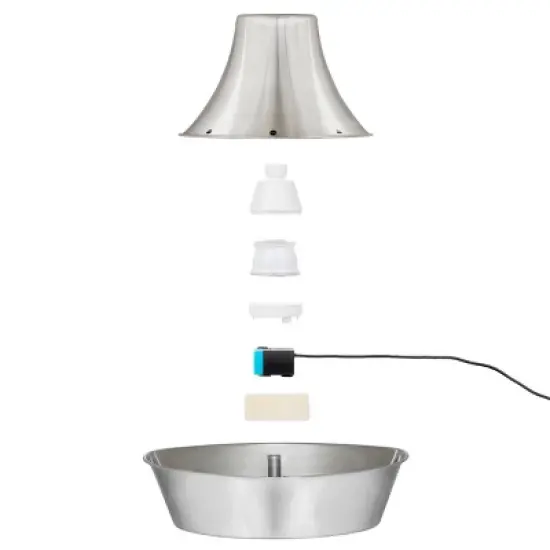 PetSafe Seaside Stainless Pet Fountain - Black image {6}