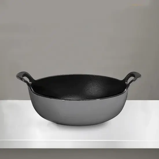 Bruntmor 3 Quart Black Enameled Cast Iron image {2}