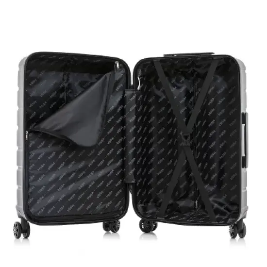 InUSA Trend Lightweight Hardside Medium Checked Spinner Suitcase  image {2}