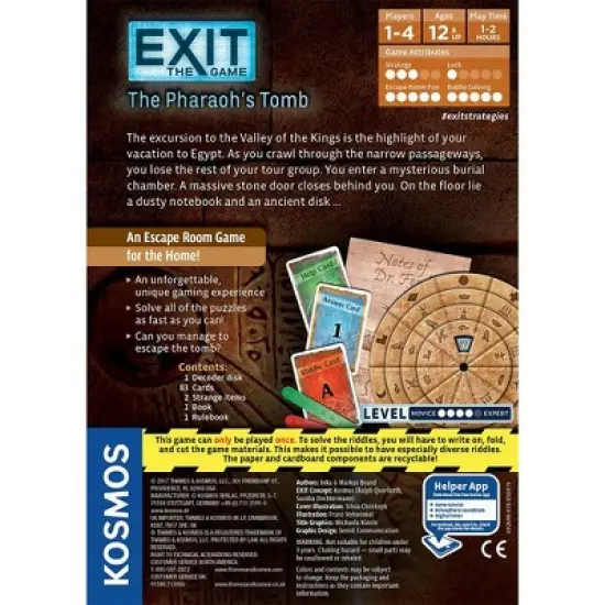 Thames & Kosmos EXIT: The Pharaoh's Tomb image {2}