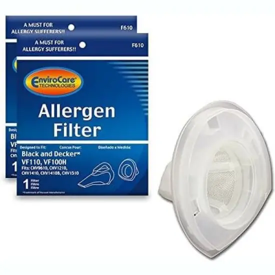 Black & Decker OEM 90558113-01 Vacuum Filter CHV1410L32 HHVI315JO32 HHVI315JO42 HHVI320JR00 HHVI320JR02 HHVI325JR22 image {4}