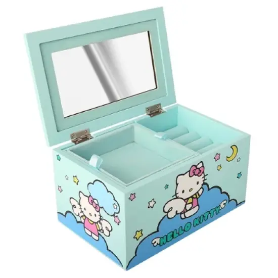 Sanrio Hello Kitty Cloud Jewelry Box With Tray image {2}