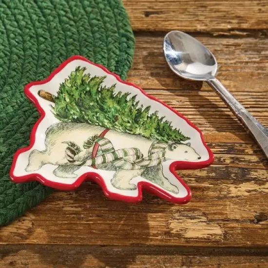 Split P Polar Bears Spoon Rest image {1}