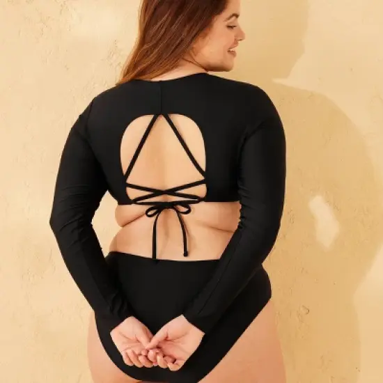 Women's Cross Back Swim Rash Guard - Wild Fable&trade; image {4}