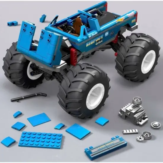 MEGA Hot Wheels Bigfoot Collectible Monster Truck Building Toy - 538pcs image {2}
