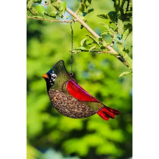 Evergreen Garden Cardinal Mesh Bird Feeder image {8}