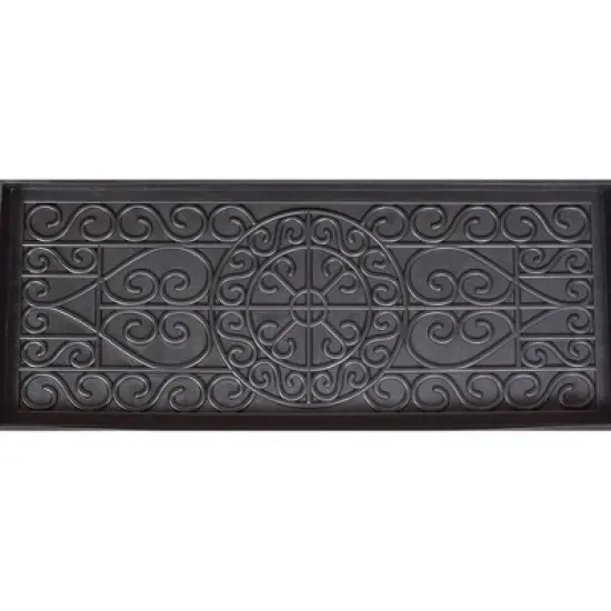 BirdRock Home 34''LX14''W Decorative Rubber Boot Tray image {1}