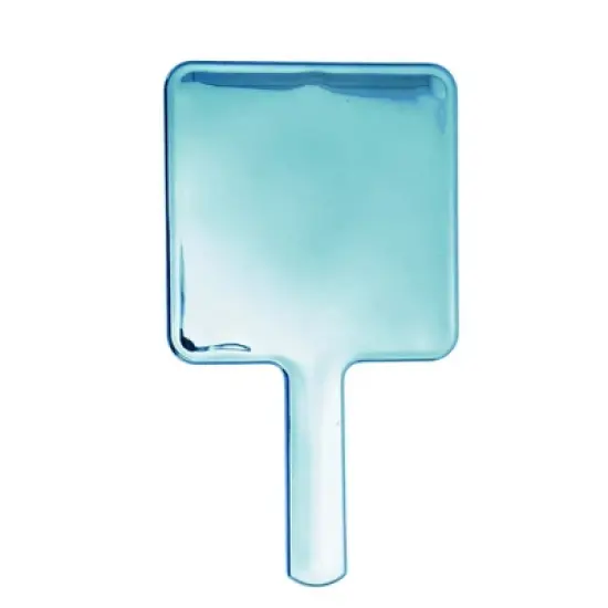 Unique Bargains Portable Chrome Handheld Mirror 1 Pc image {3}