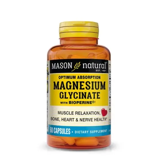 Mason Naturals Magnesium Glycinate Multivitamin Capsules - 60ct image {4}