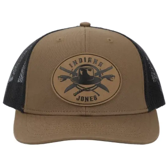 Raiders Of The Lost Ark Indiana Jones Brown Trucker Hat image {1}