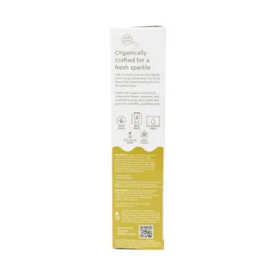 Radius Coconut Banana Organic Toothpaste - 3 oz image {2}