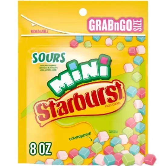 Starburst Sour Chewy Mini Grab N Go Candy - 8oz image {10}