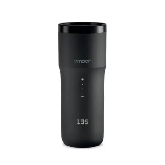 Ember Travel Mug 2+ 12oz Temperature Control Smart Mug Black: Stainless Steel Tumbler with Lid, Hand Wash, Hot & Cold Use image {8}