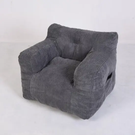 NicBex Tufted Bean Bag Sofa Chair Soft Stuffed Filling for Living Room or Bedroom Accent,Family Room or Kids' Space image {4}