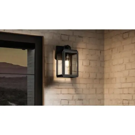 Urban Ambiance Luxury Farmhouse Outdoor Wall Sconce 13.625''H x 7.125''W,  Olde Bronze Finish,  Macon Collection, UHP1381 image {2}