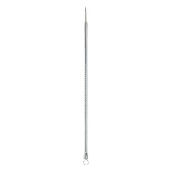 Unique Bargains Convenient Double-headed Pimple Extractor Tool Kit Silver Tone 1 Set image {6}