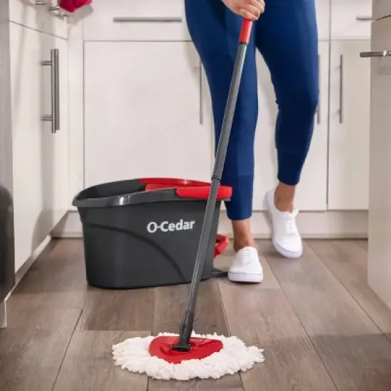 O-Cedar EasyWring Spin Mop and Bucket System image {7}
