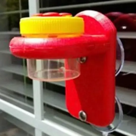 Nectar DOTS Red/Yellow Window Dot Feeder - 2 Ounce image {2}