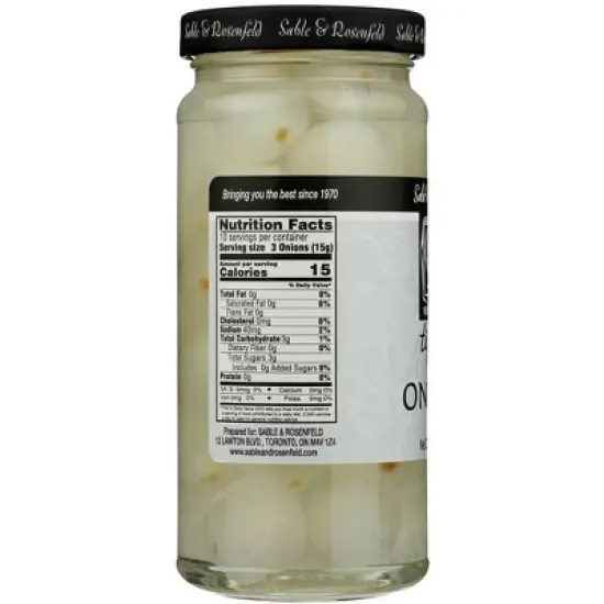 Sable & Rosenfeld Vermouth Tipsy Onions - Case of 6/5 oz image {3}