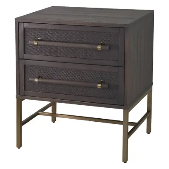 Sophia 2 Drawer Nightstand - Hopper Studio image {6}