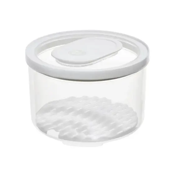 iDesign Round Produce Bin with Drainage Tray and Lid image {9}