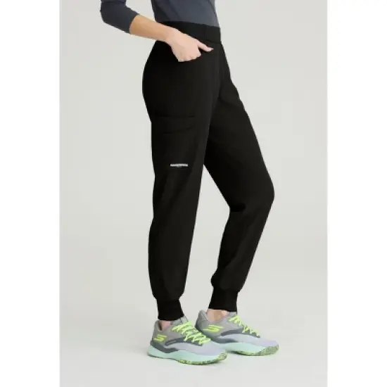 Skechers Vitality By Barco Women's Electra 5-Pocket Mid-Rise Jogger Scrub Pant image {2}
