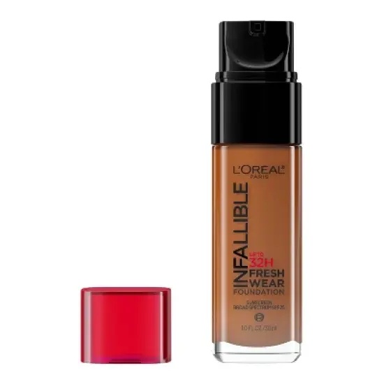 L'Oreal Paris Infallible 32HR Fresh Wear Foundation with SPF 25 - 1 fl oz image {10}