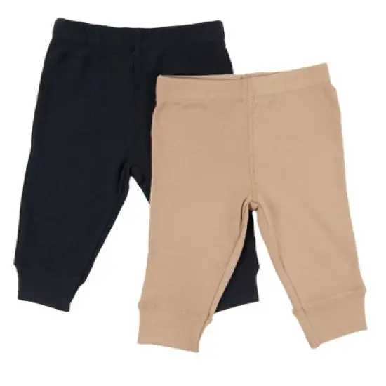Leveret Baby Navy Crawling Pant and Colored Legging image {16}