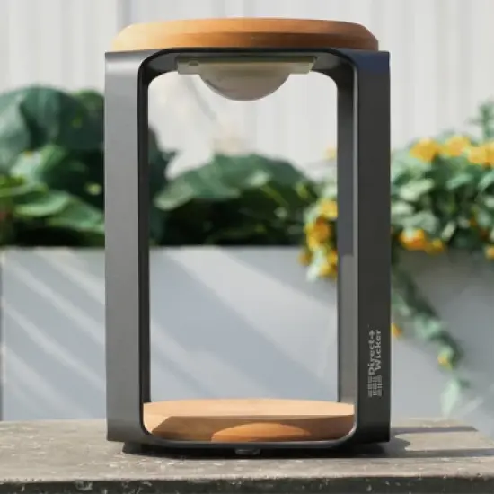 Moda Furnishings Solar Powered Integrated LED Outdoor Lantern image {2}