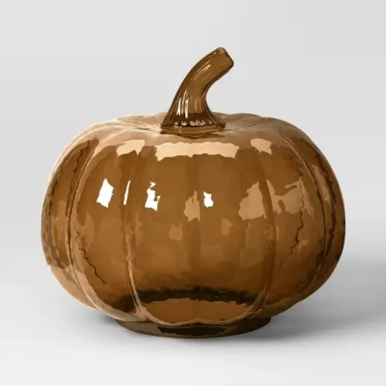 Glass Pumpkin Amber - Threshold&trade; image {3}