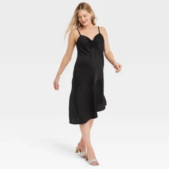 Slip Midi Maternity Dress - Isabel Maternity by Ingrid & Isabel&trade; image {4}