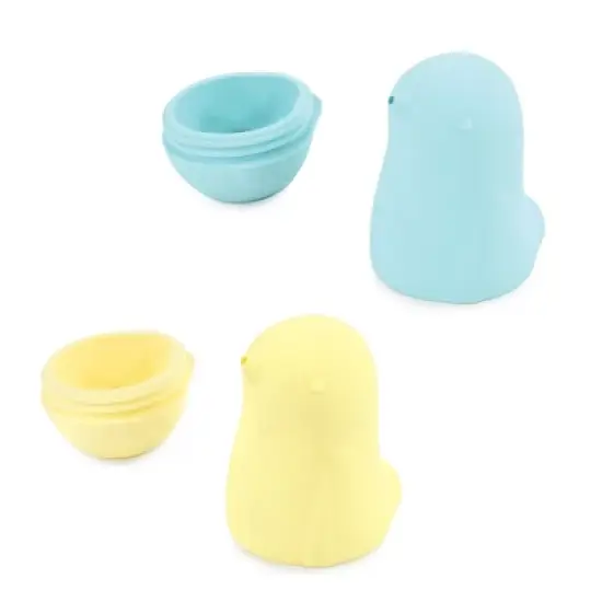 Hudson Baby Infant and Toddler Silicone Bath Toy 2pk, Bird, One Size image {1}