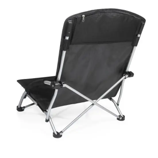 Oniva 2pc Tranquility Outdoor Portable Beach Chair with Carry Bag - Black image {1}