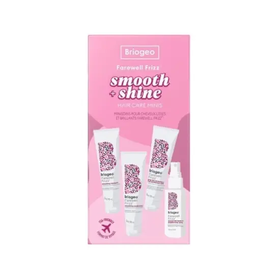 Briogeo Hair Care Farewell Frizz Smooth + Shine Hair Care Minis - 7.75 fl oz/4ct - Ulta Beauty image {1}