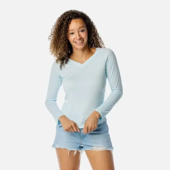 Vapor Apparel Women's Solar V-Neck Long Sleeve image {3}