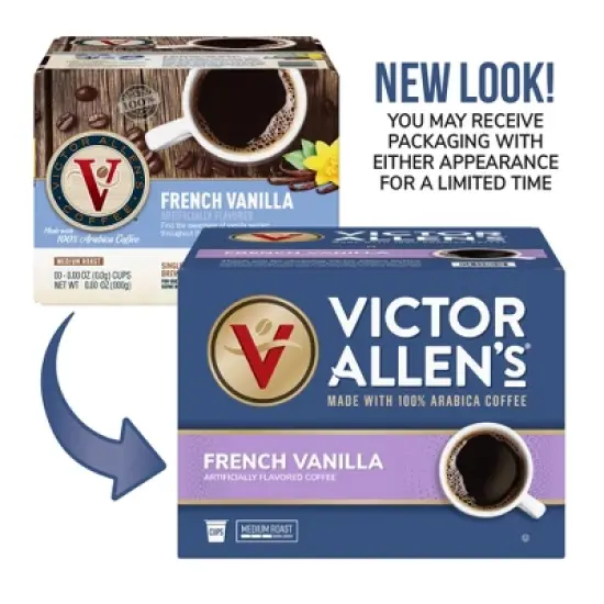 Victor Allen's Coffee French Vanilla Single Serve Coffee Pods, 42 Ct image {5}