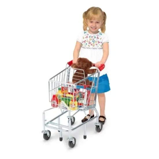 Melissa & Doug Toy Shopping Cart With Sturdy Metal Frame image {4}