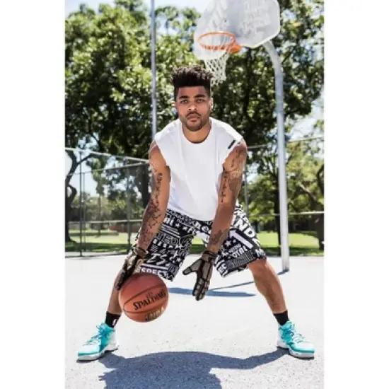 POWERHANDZ Anti Grip Basketball Weighted Training Gloves image {2}