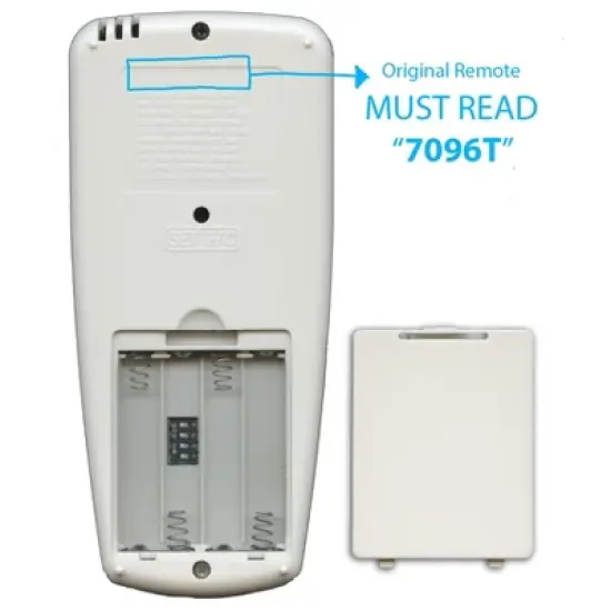 Anderic RR7096TR Replacement Thermostatic Ceiling Fan Remote Control with Reverse Key | CHQ7096T, CHQ8BT7096T Silver 1 Pack image {10}