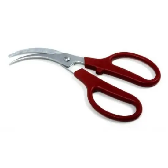 Norpro Stainless Steel Curved Blade Shrimp Peeler & Deveiner Scissors image {3}