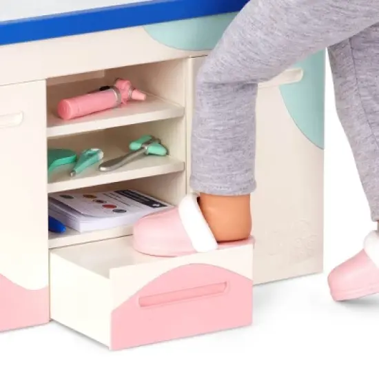 Our Generation Doctor Days Exam Table & Light-Up Otoscope Accessory Set for 18" Dolls image {5}